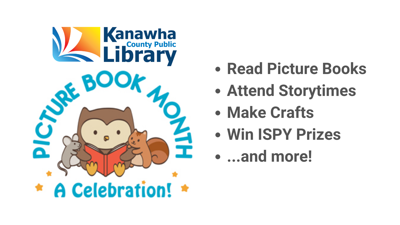 Picture Book Month Kanawha County Public Library